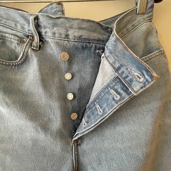 Agolde Criss Cross Straight Jean Size 28 Color Dimension - Picture 4 of 8